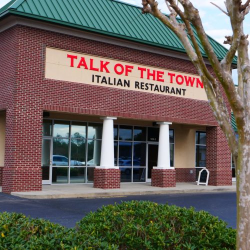 outside talk of the town restaurant